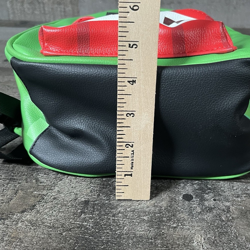 Minecraft Creeper TNT Mini Backpack With Charm & Side Beverage Pocket