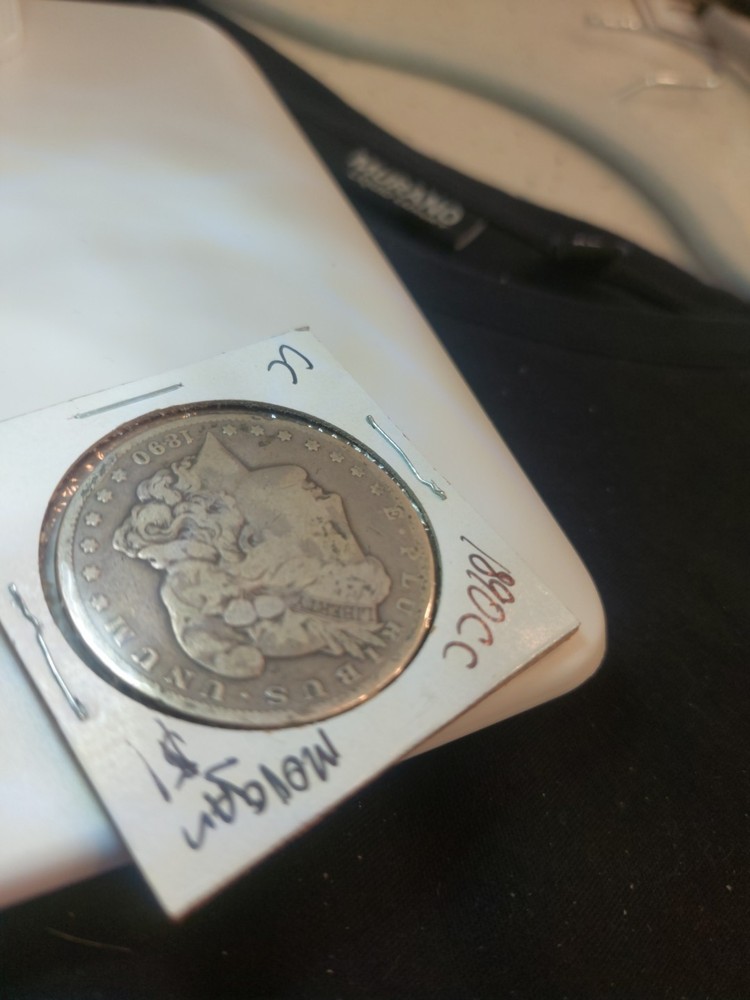 1890 CC Morgan Silver Dollar