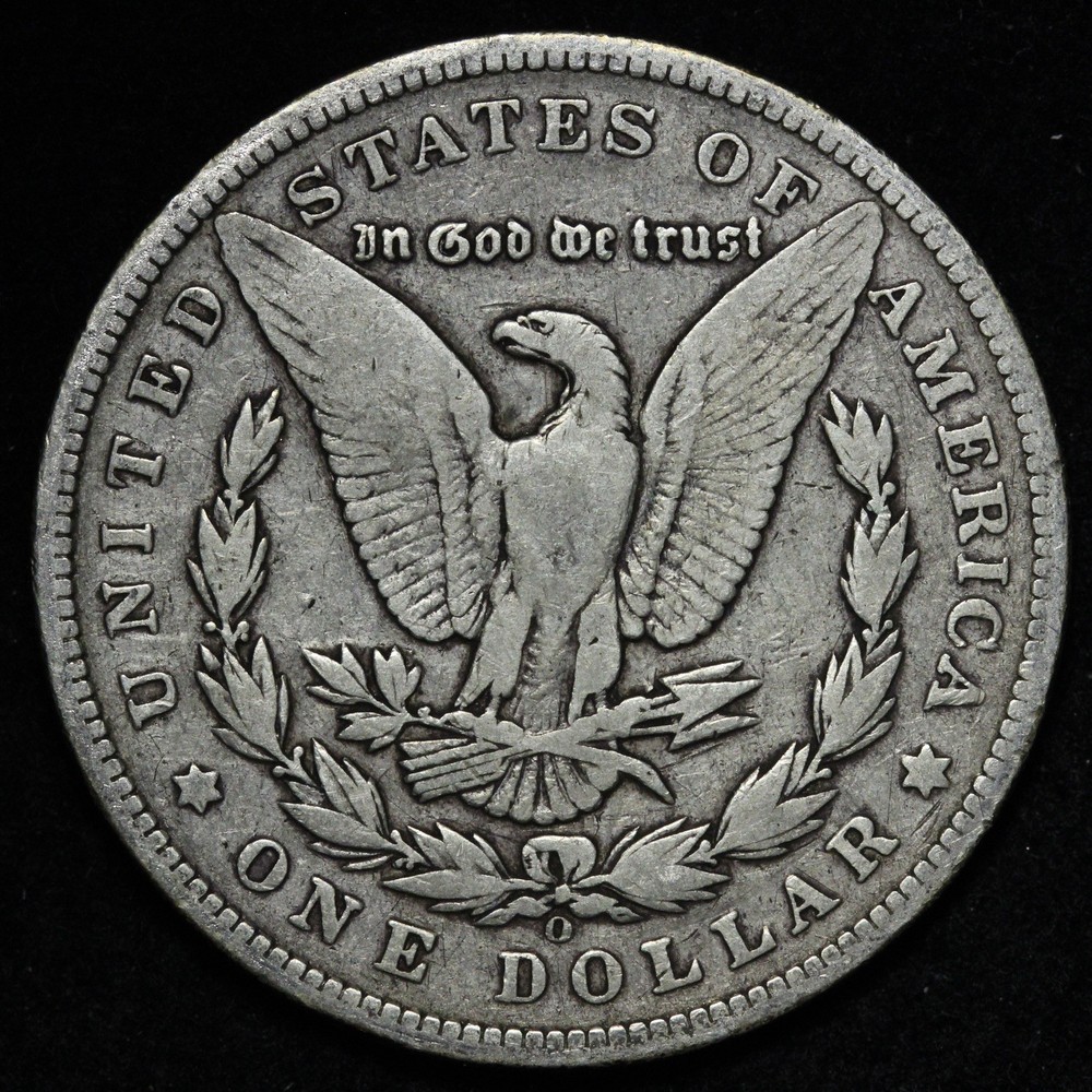 1897-O Morgan Silver Dollar VF E363 UVDJ