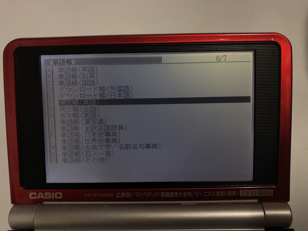 CASIO XD-ST6300 Electronic Dictionary, Untested, READ ENTIRE DESCRIPTION!