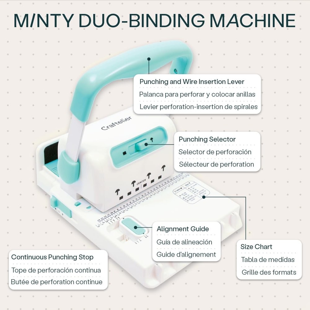 - Spiral Binding Machine | Binder Machine for Book Binding | with 2:1 Spiral ...