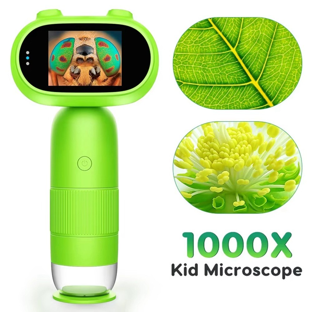 Digital Microscope Handheld Microscope with 2inch IPS Screen 1000X Portable4558
