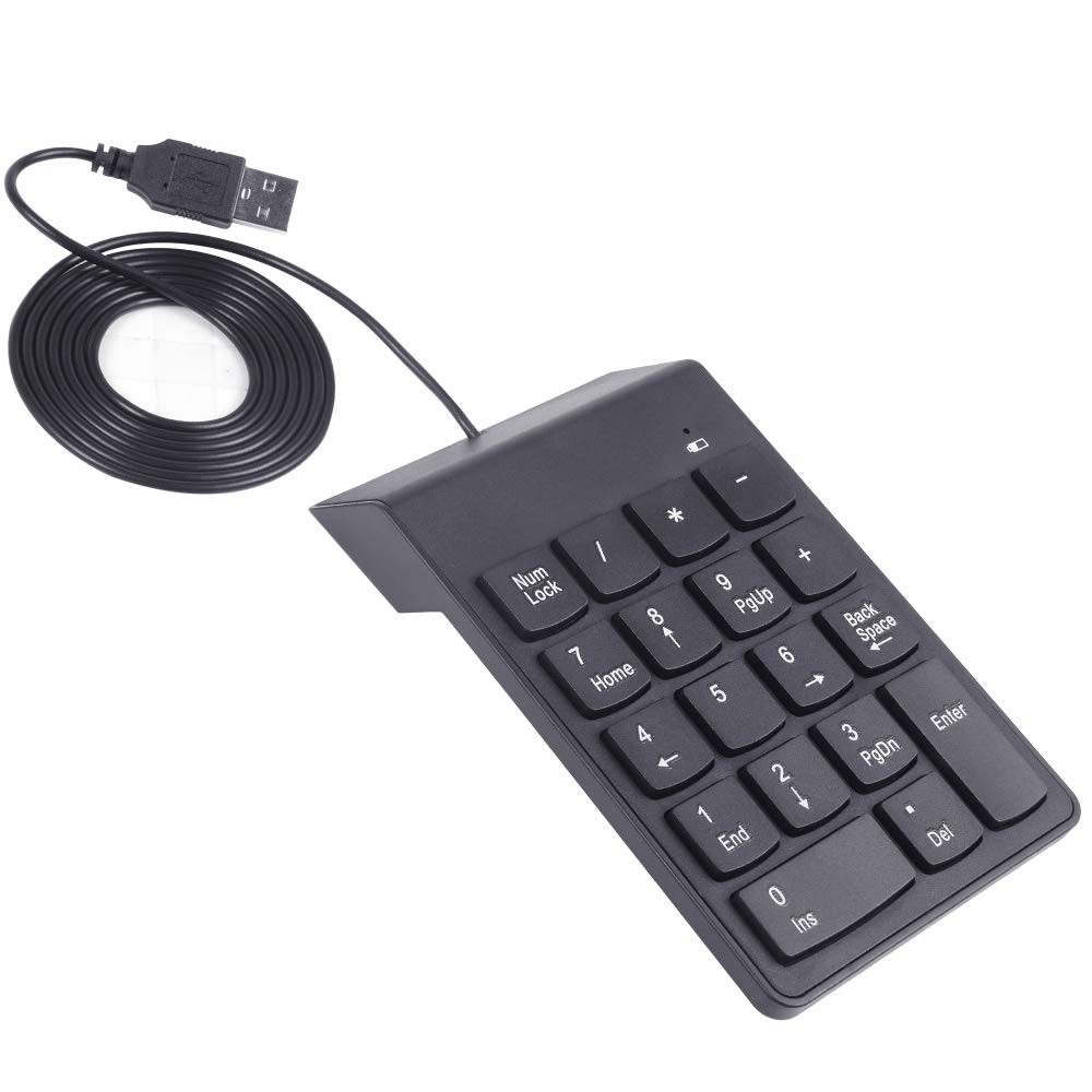 18 Key USB Numeric Keypad for Laptop Notebook PC Computer Financial Accounting