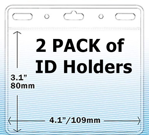 Auto car Insurance Registration ID Card Holders Holder 2 Pack Size  3" x 4"