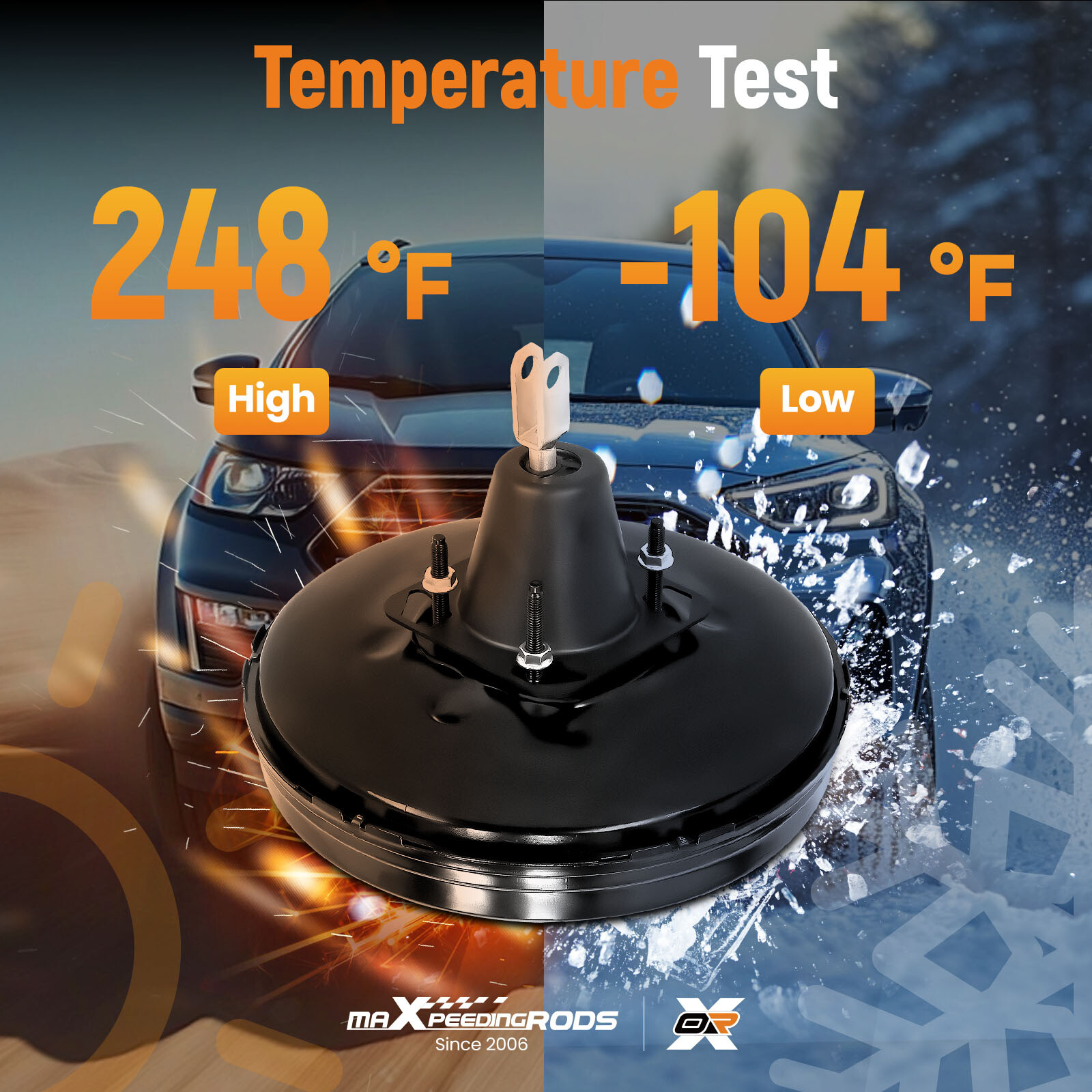 Power Brake Booster Vacuum For Ford Edge 2011-2014 54-72020 5472020