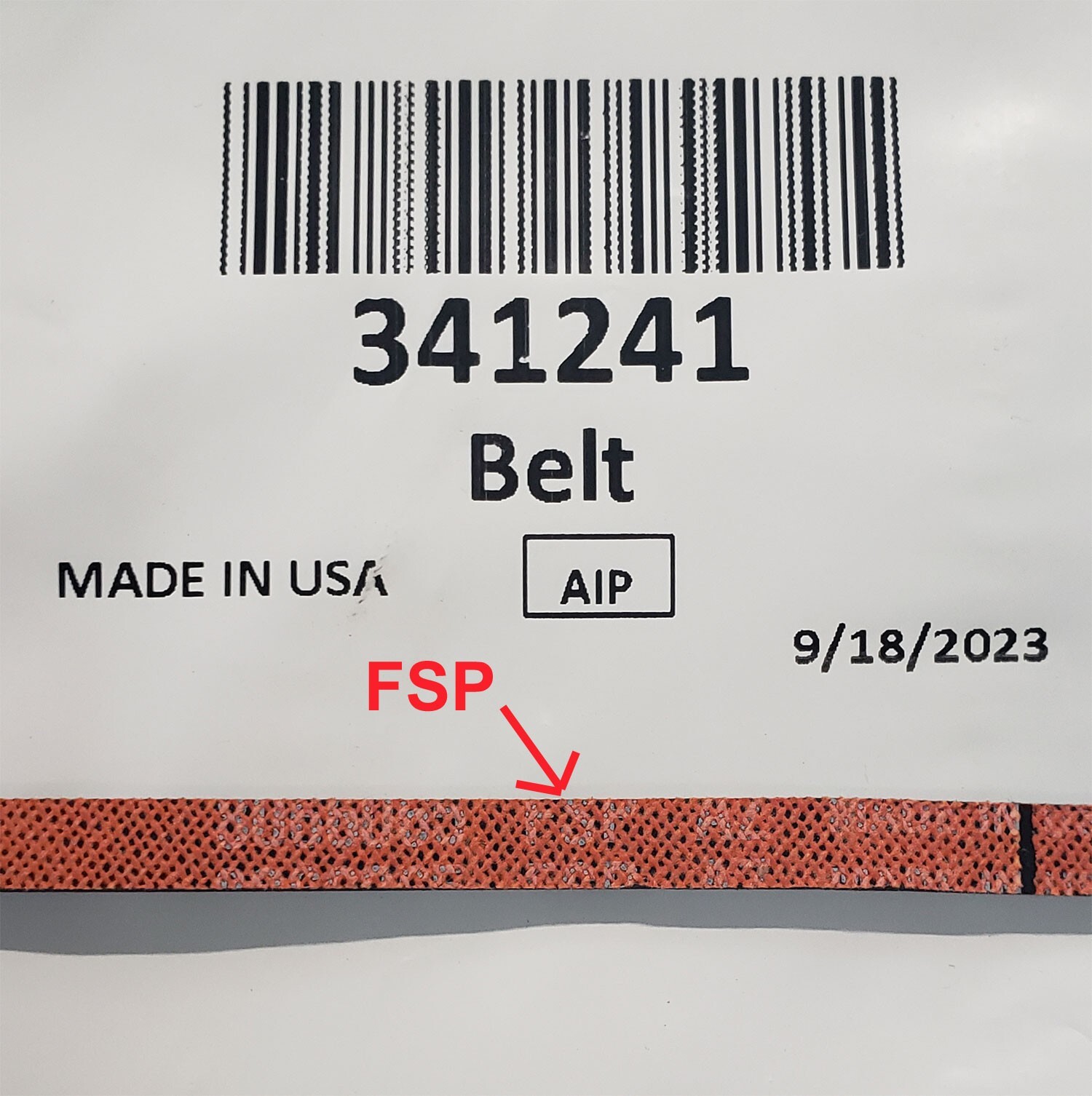 341241 Genuine OEM FSP Whirlpool Kenmore Dryer Drum Belt Bulk Wholesale