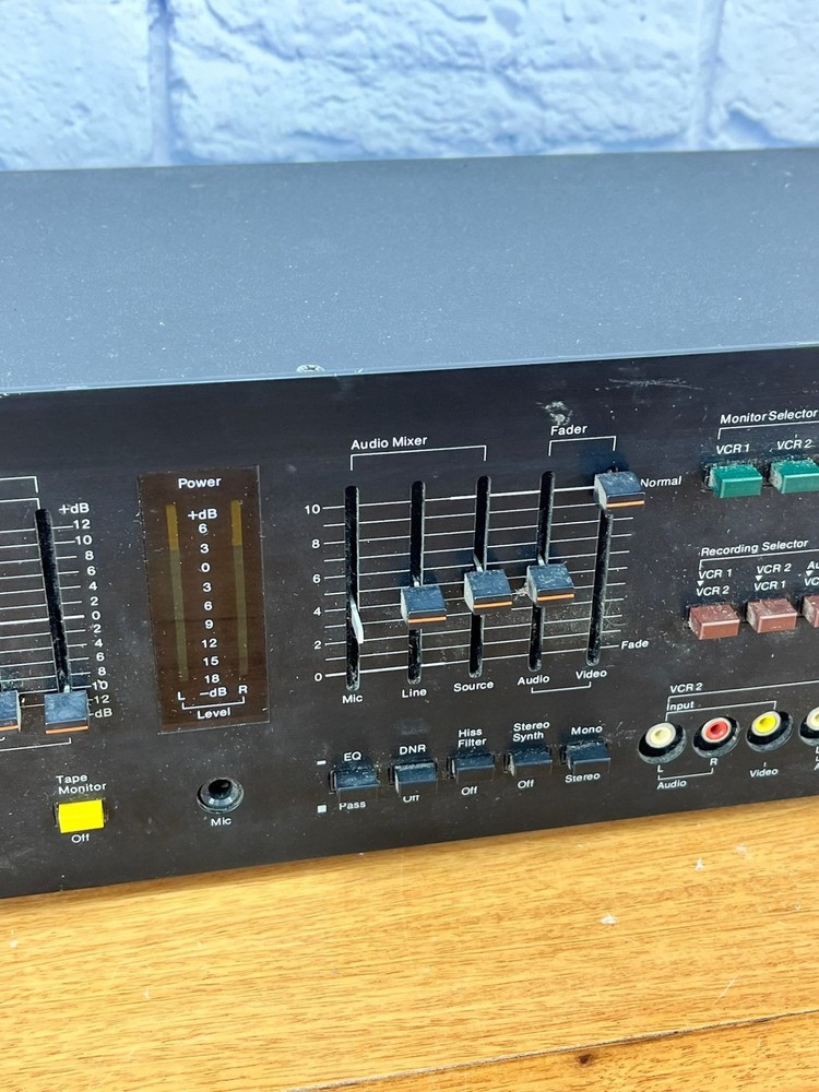 Vintage Rare Audiosource AV-ONE Audio/Video Selector And Processor Equalizer