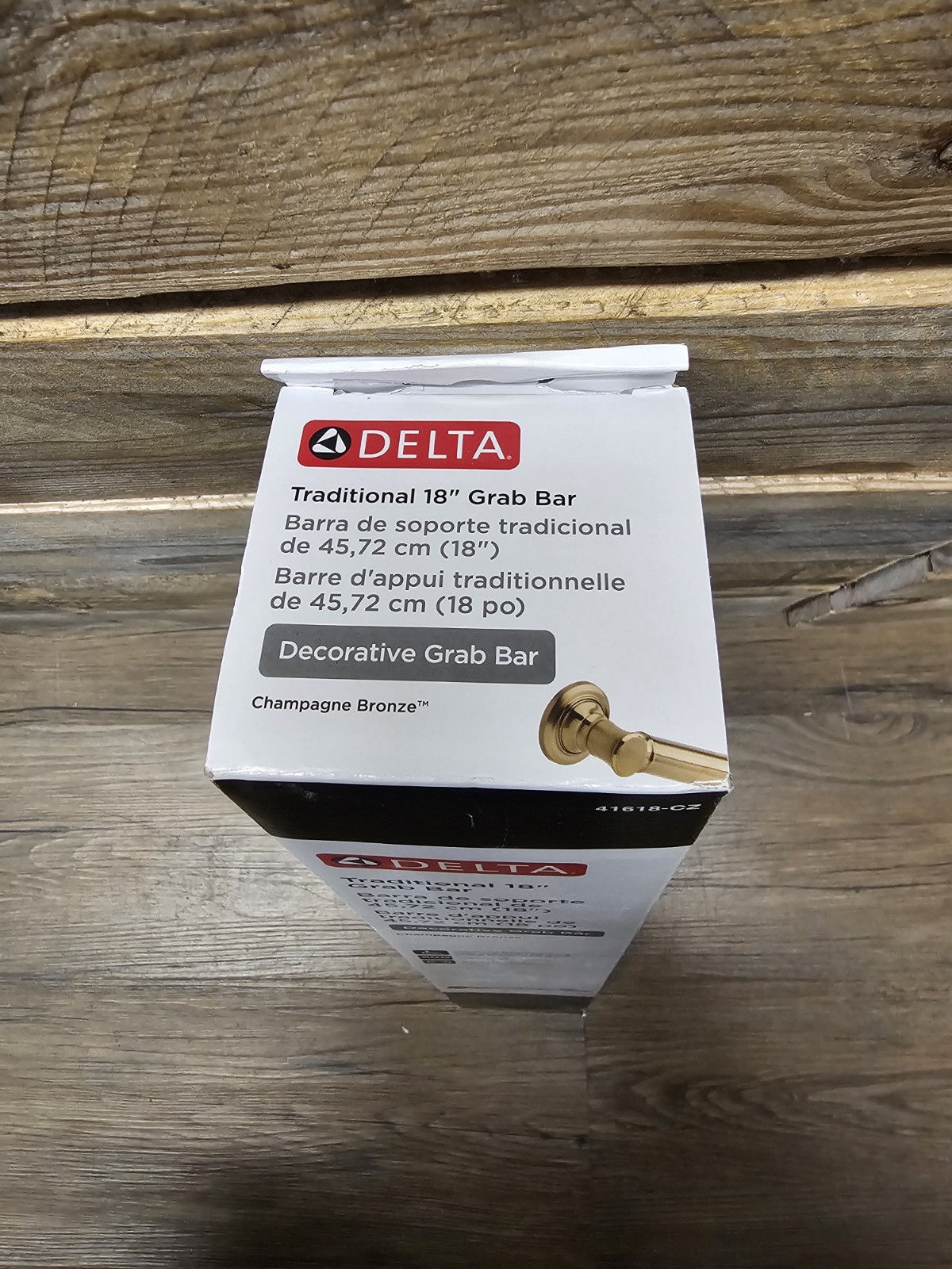 Delta 41618 18" Traditional Grab Bar - Champagne Bronze