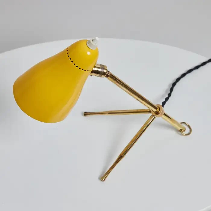 Giuseppe Ostuni "Ochetta" Yellow Wall or Table Lamp