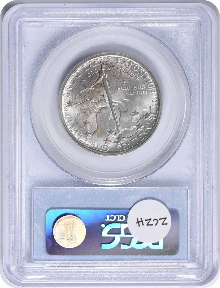 1936 Cleveland Commemorative Silver Half MS65 PCGS Mint State 65
