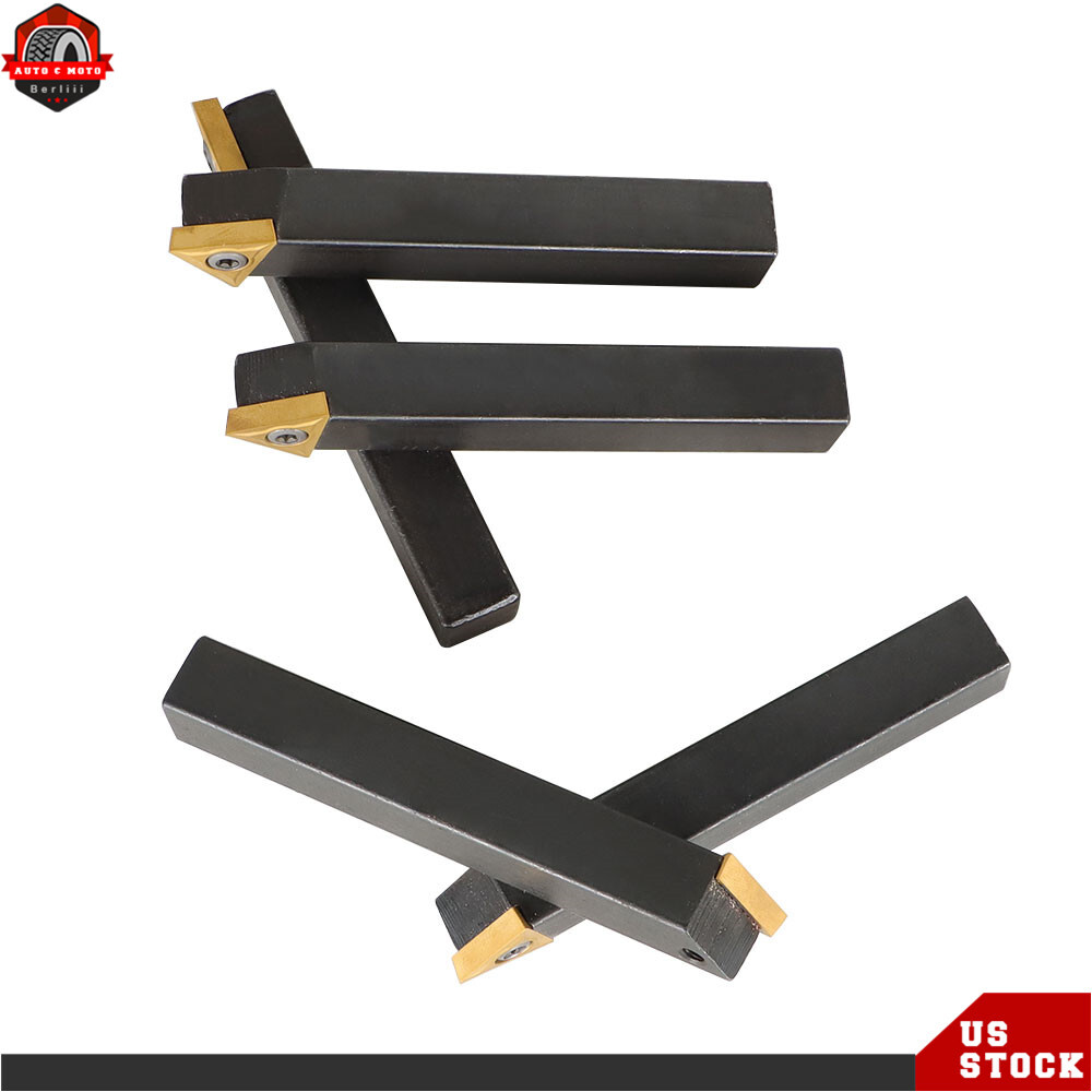5Pack 1/2" Indexable Carbide Insert Turning Tooling Bit Holder Set For Lathe New