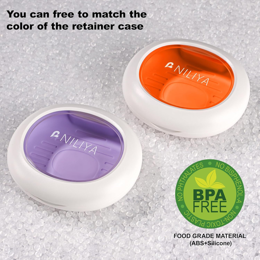 Retainer Case Compatible with Invisalign, Mouth Guard Case with Orthodontics Kit