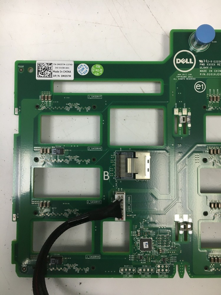 DELL M05TM 8x LFF SAS HDD Backplane