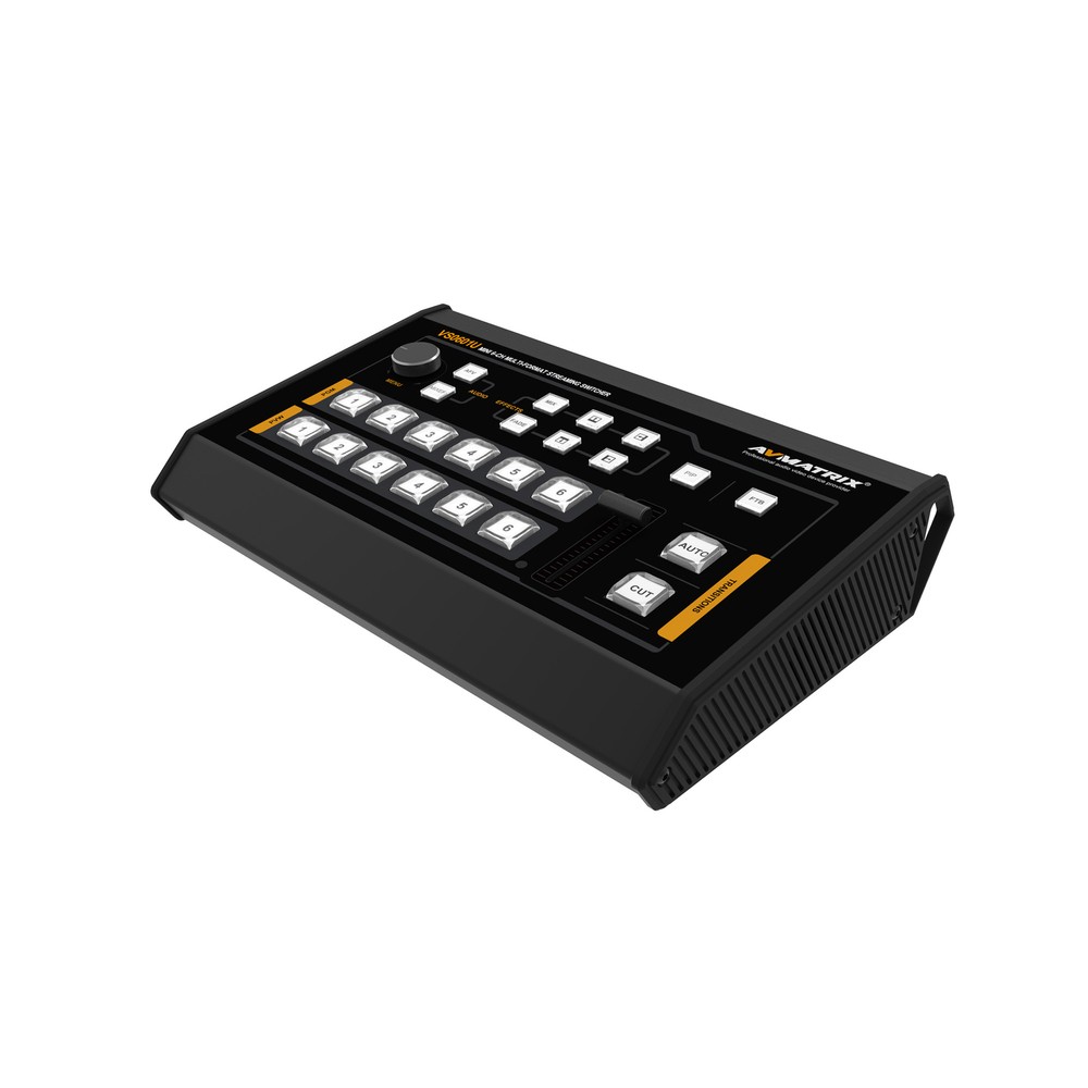 AVMATRIX VS0601U Mini 6CH 4×SDI 2×HDMI Inputs Multi-Format Streaming Switcher