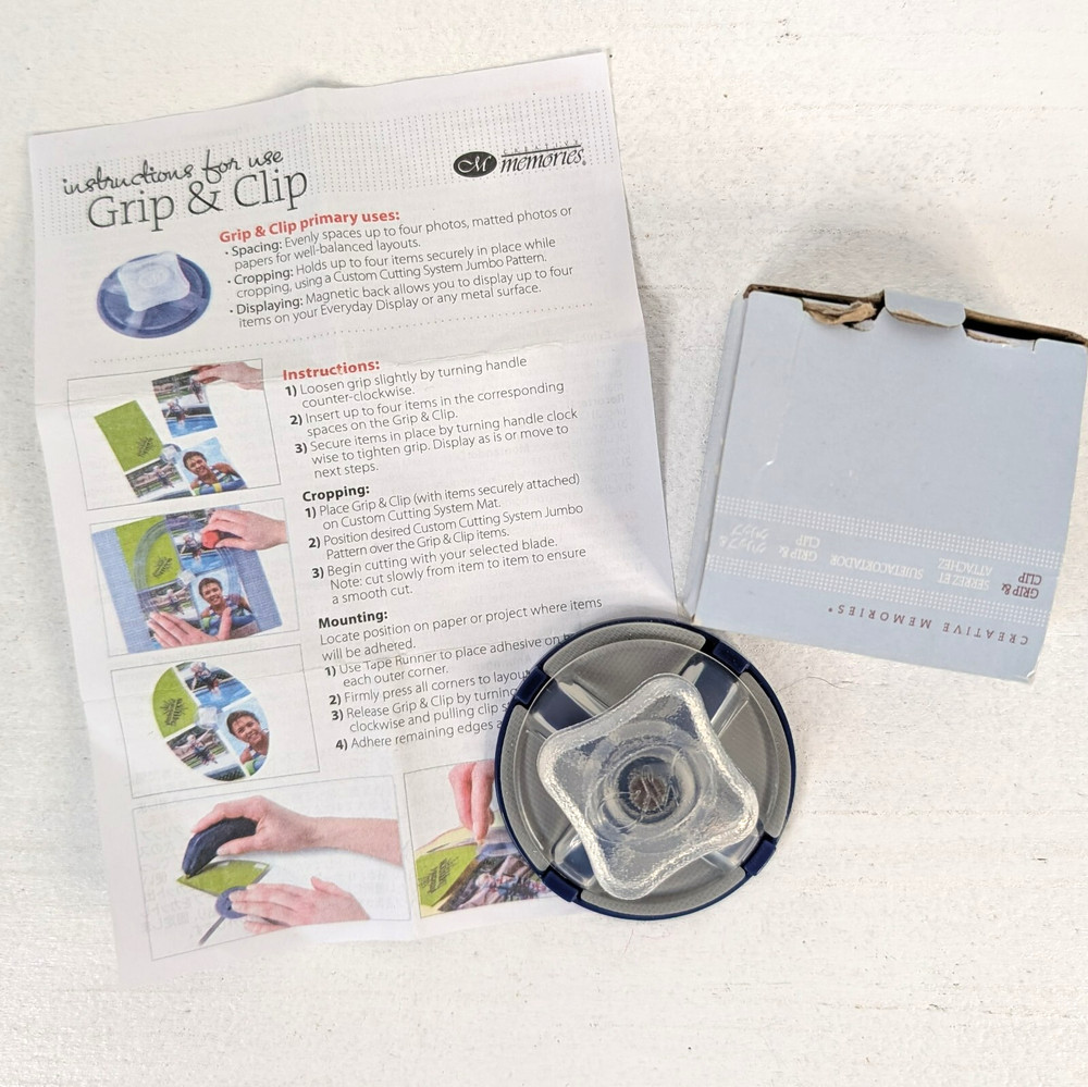 Creative Memories Scrapbooking Grip & Clip Tool Paper Crafts