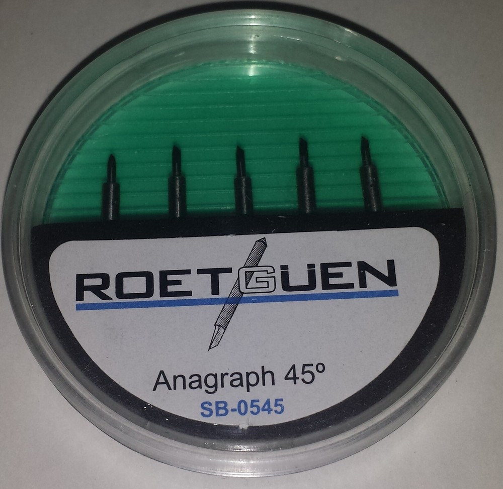 Original Roetguen Anagraph 45° Vinyl Cutter Plotter Blades