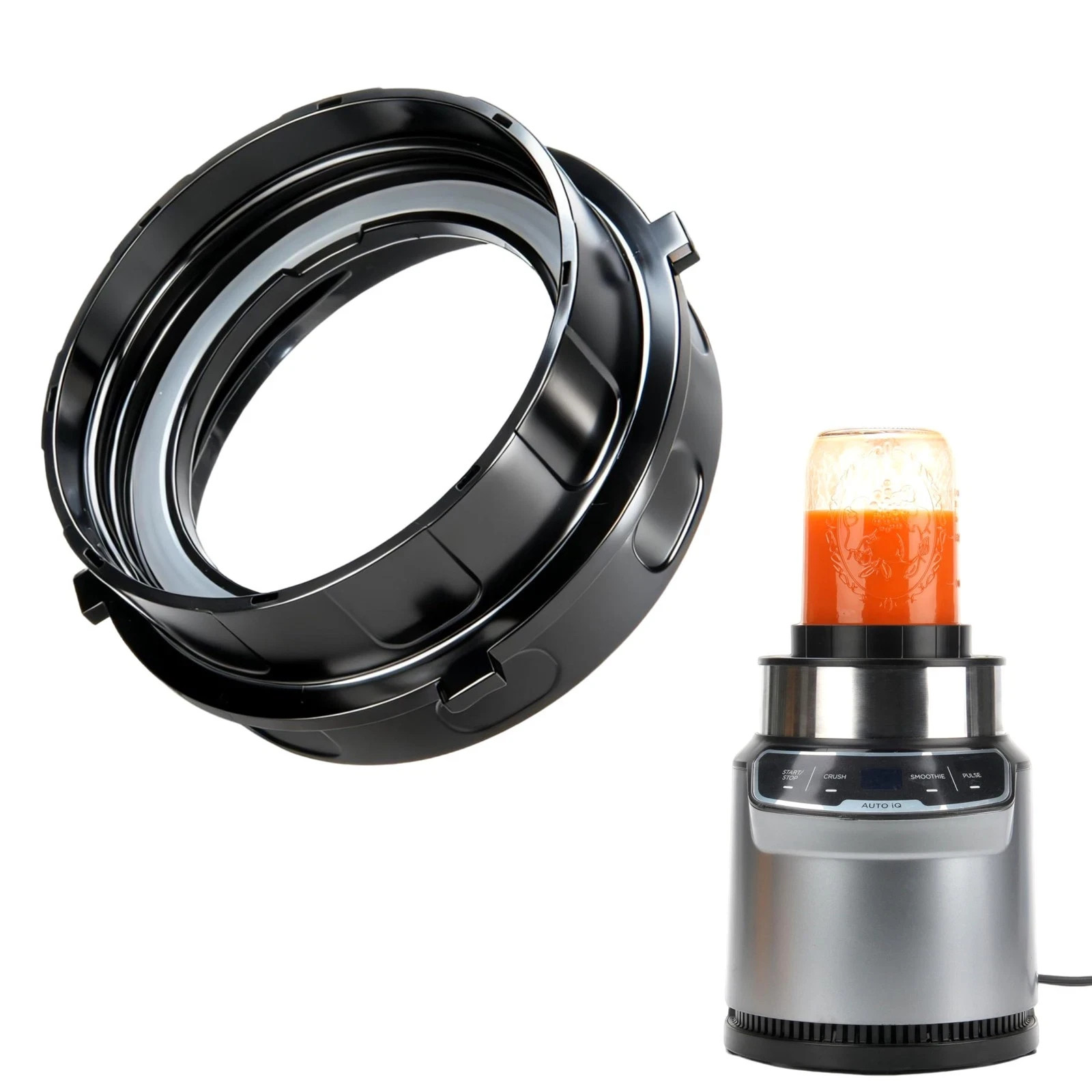 Adapter for Ninja Nutri BN401 Blender and Wide-Mouth Mason Jar - Blend Direct