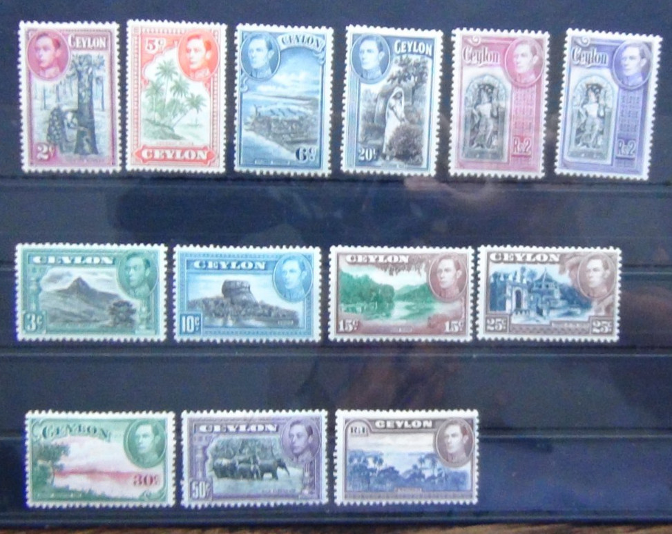 Ceylon 1938 - 1949 to 2r Both MM