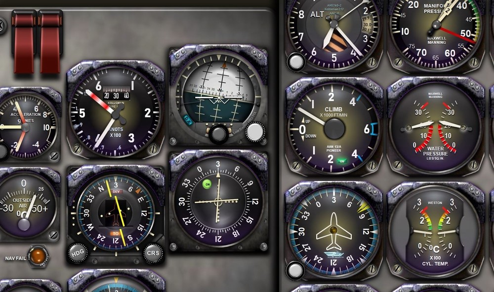 A26 INVADER COCKPIT instrument panel CDkit