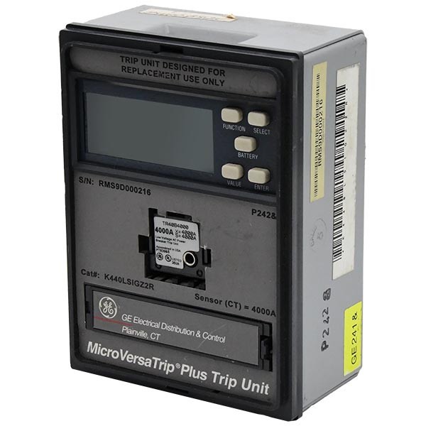 K440LSIGZ2R General Electric 4000A Trip Unit MicroVersa Plus TR40B4000  -SA