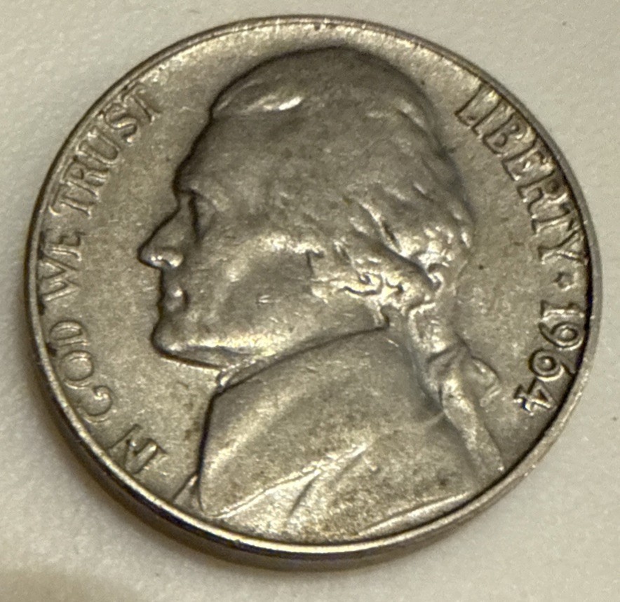 Silver 1959 Dime & 1964 Nickel