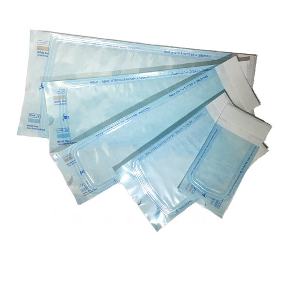 1000 pcs Self Seal Sterilization Pouch Pouches Bag Dual Indicator 2.75" x 10"