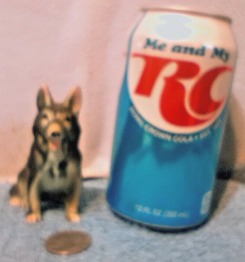 German Shepherd Dog Bone China Figurine