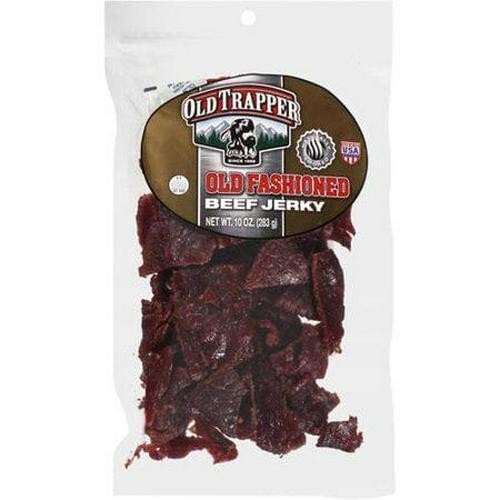 Beef Jerky Old Fashioned 10oz By Old Trapper -( EXP-2/2027)