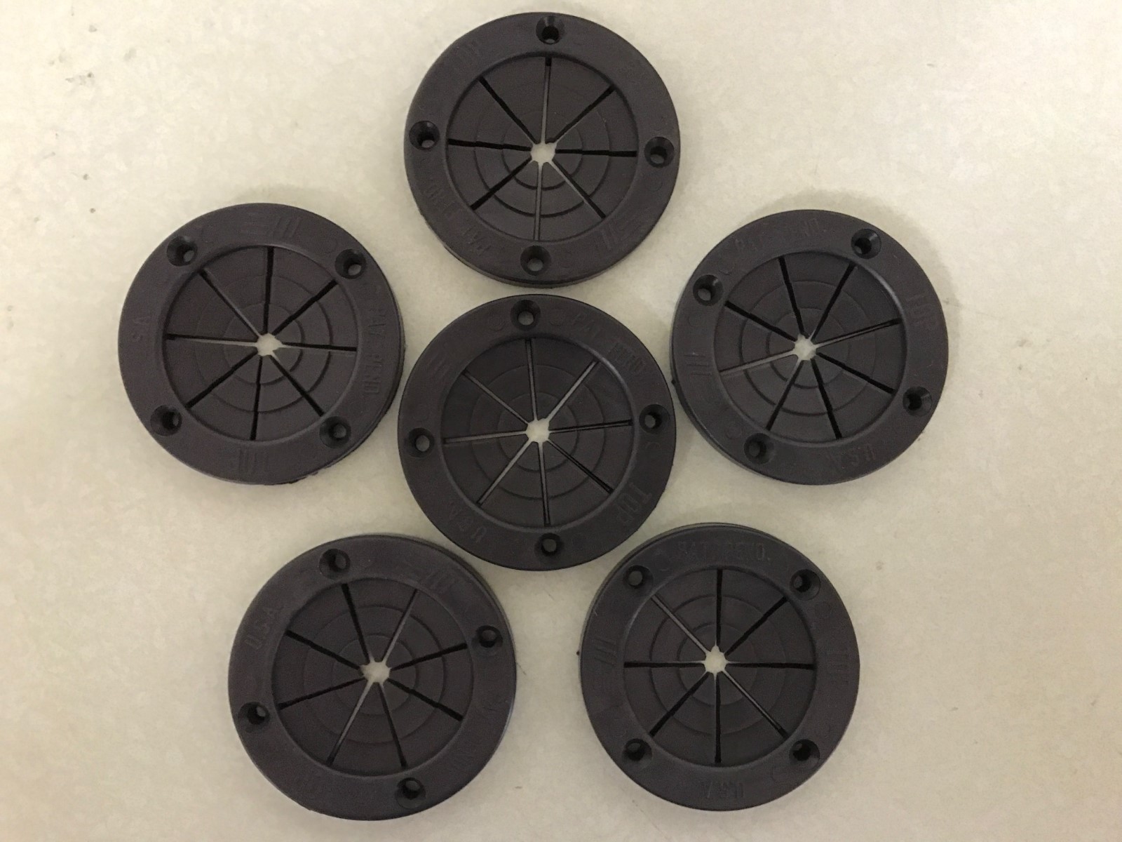 FISHING ROD HOLDER 6 PACK 2-3/4" OD GROMMET BLACK POLE 6680 2.75" GROMMETS EBAY