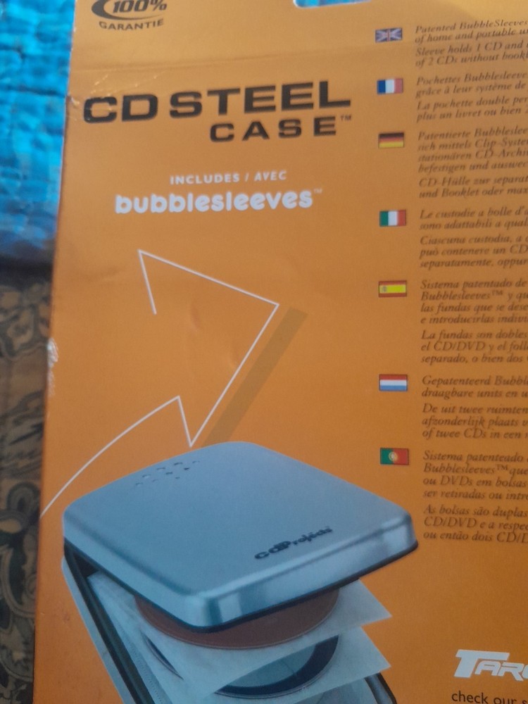 CDProjects CD Steel Case 24 Cds By Targus New Silver