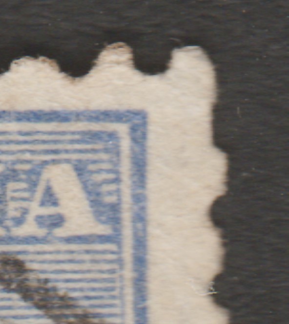 1915 THIRD WMK 6d BLUE KANGAROO "MULTIPLE" ERRORS "DAMAGED "E" PENCE"