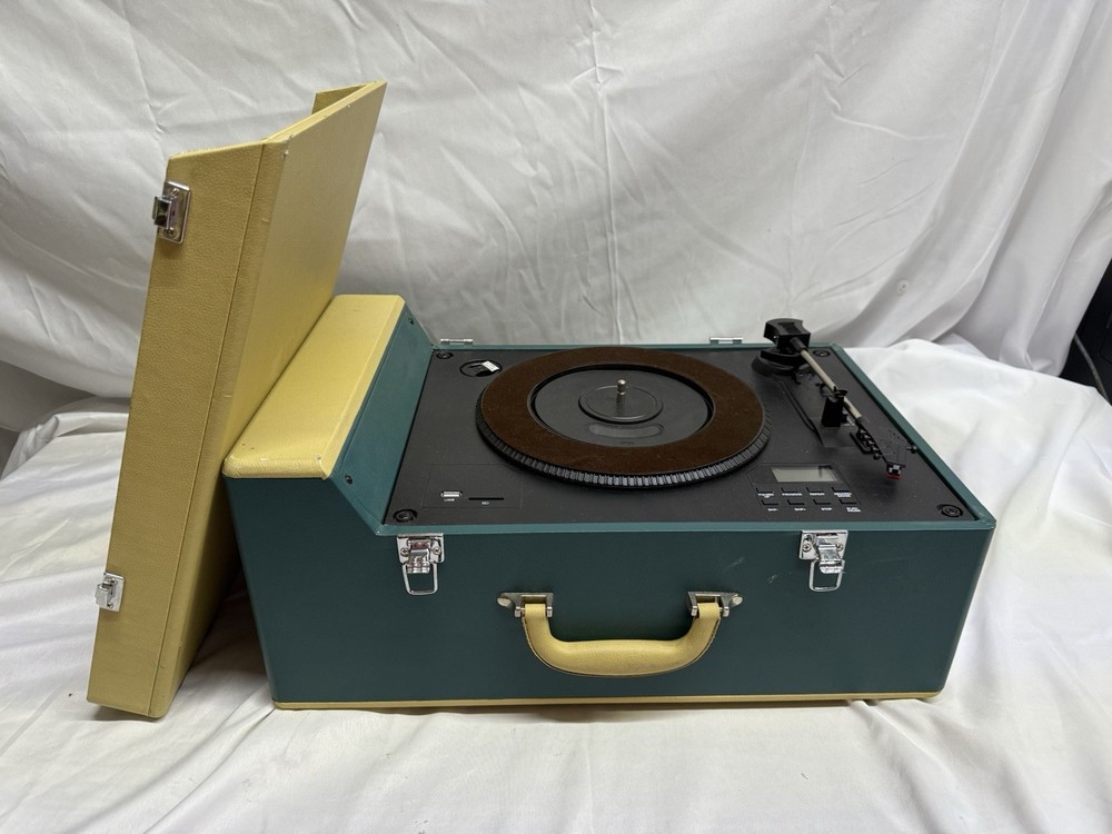 Pyle Bluetooth Vintage Classic Style Turntable Speaker System Record Player