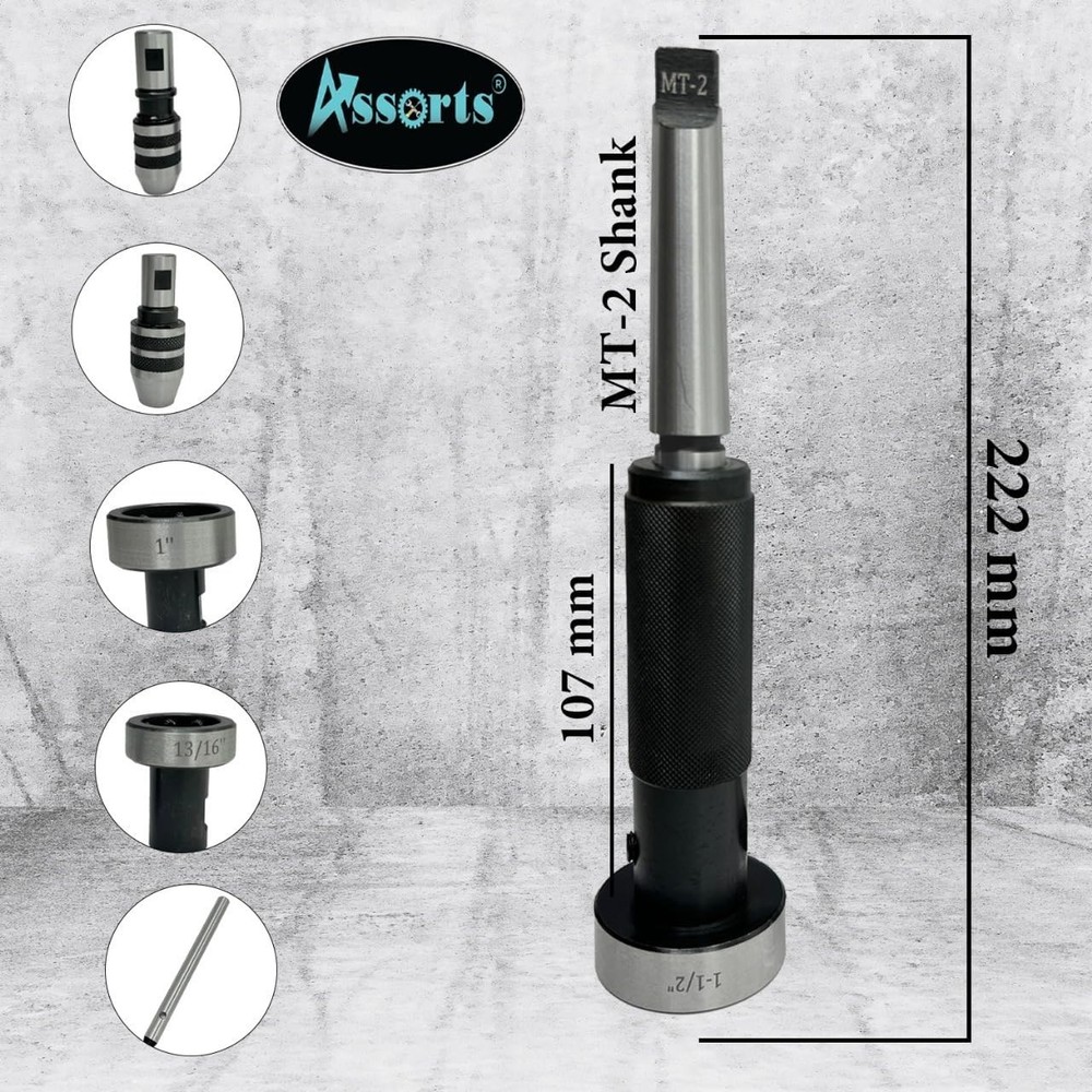 Threading & Tapping attachment-lathe tailstock die holder set (MT2)