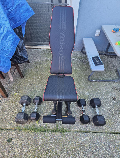 Foldable Adjustable Weight Bench for Full Body Workout