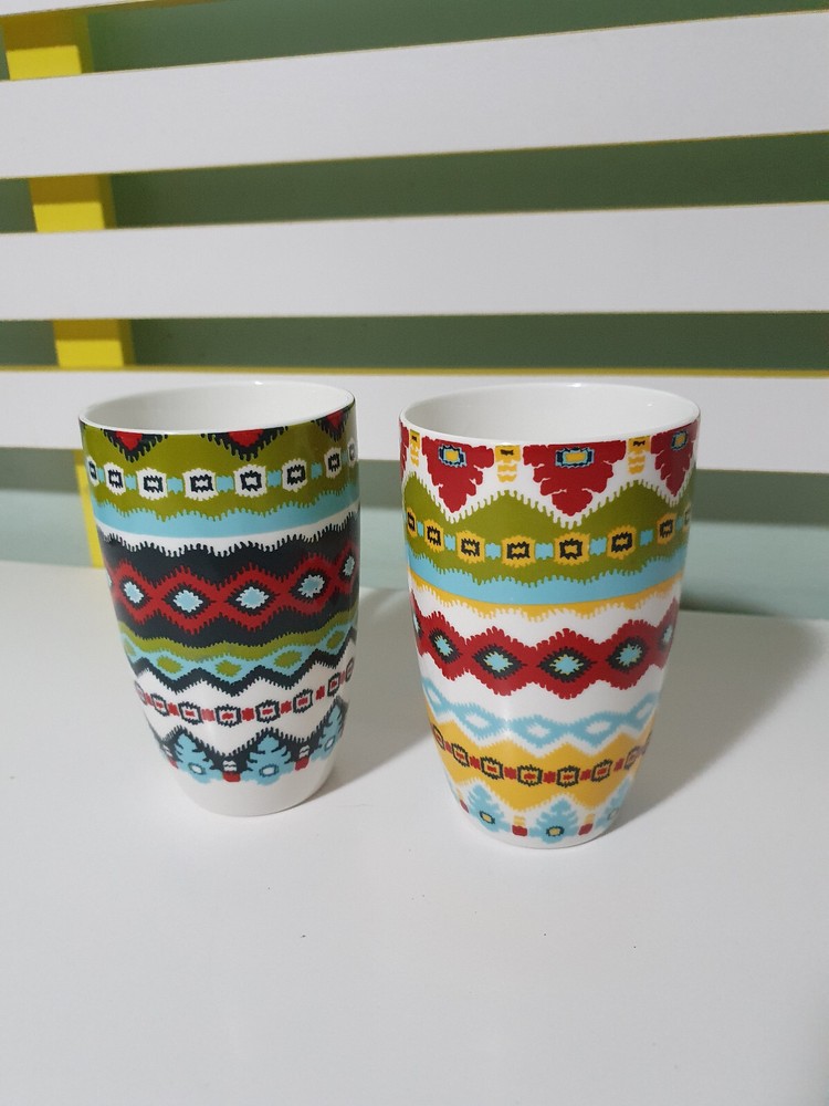 Maxwell & Williams Tapestry Mugs x2 coffee cups