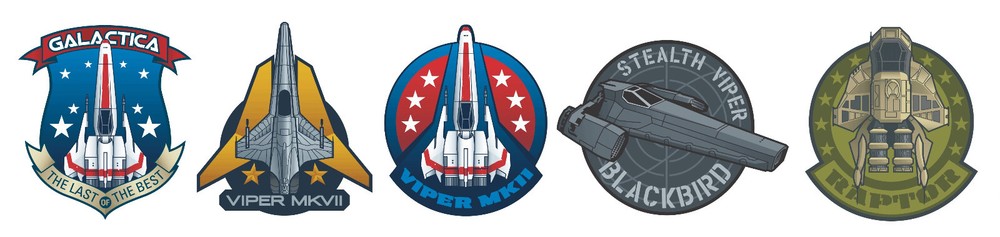 RARE Battlestar Galactica Raptor Patch