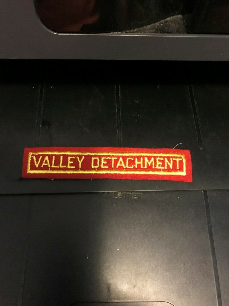 Retired Patch: Valley Detachment, Atlanta, GA.. Corrections Department Patch