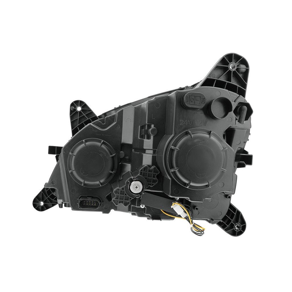 LED Position Headlight w/ Sequential Signal f Peterbilt 579/587-Chrome-Passenger