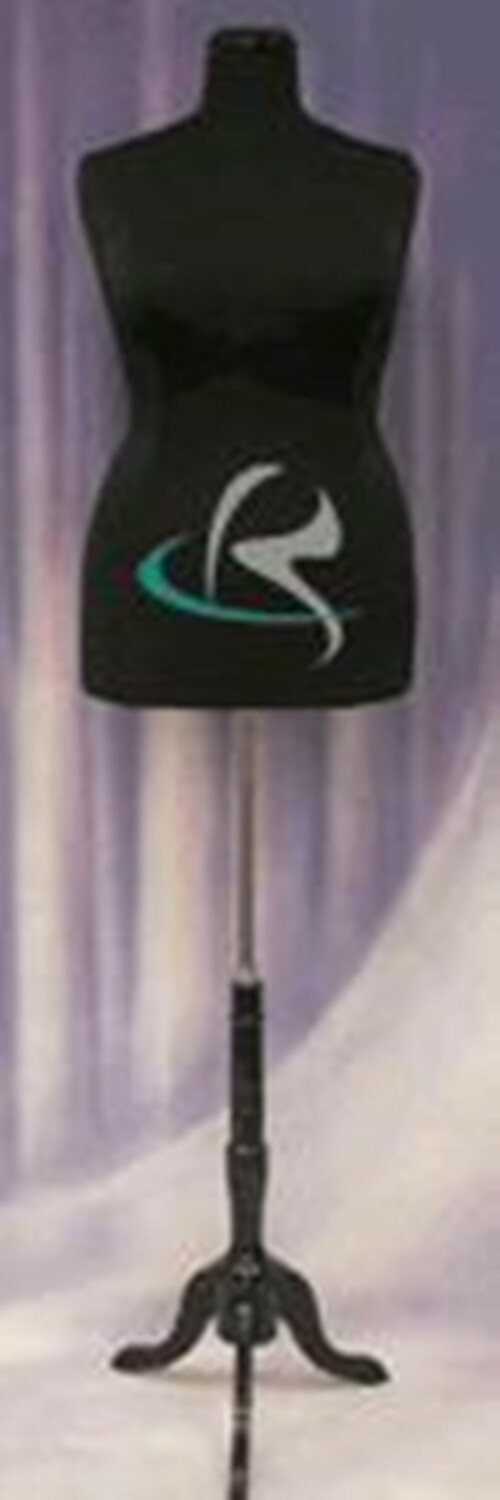 Female Plus Size 18-20 Mannequin Manequin Manikin Dress Form #F18/20BK+BS-02BKX