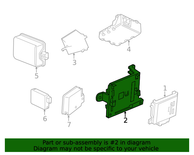 Genuine GM ABS Control Module Bracket 23287497