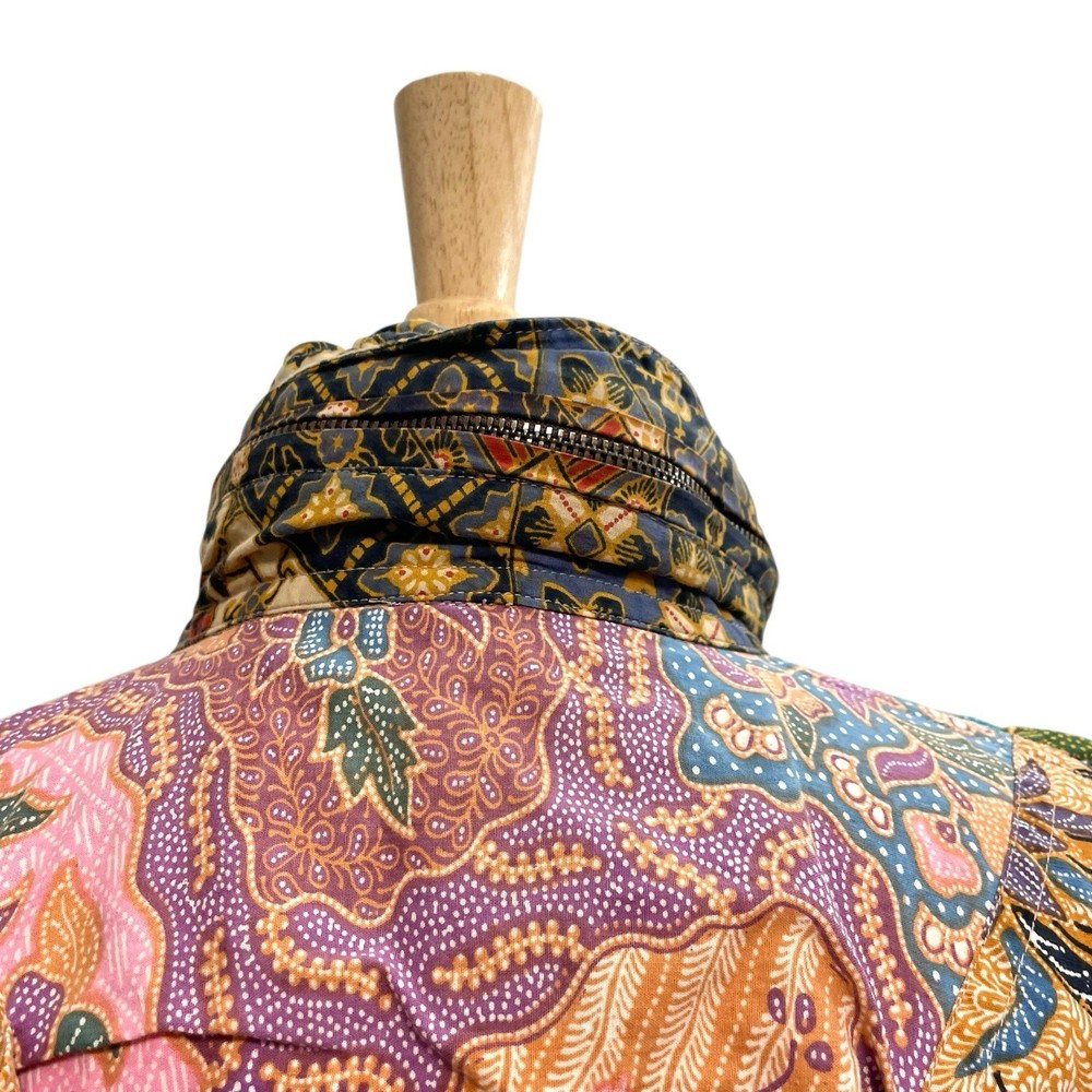 Unisex Patchwork Gypsy Boho Bohemian Hippie Reversible Jacket Pocket size Medium