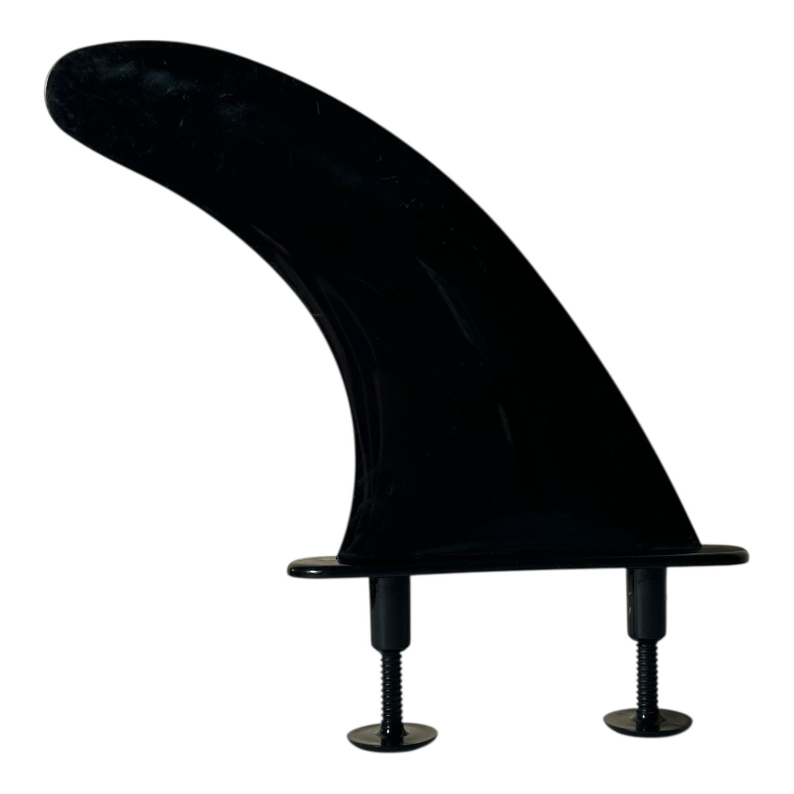 Inflatable Paddleboard Center Fin, Large 9-Inch, Screw-On Style, Black
