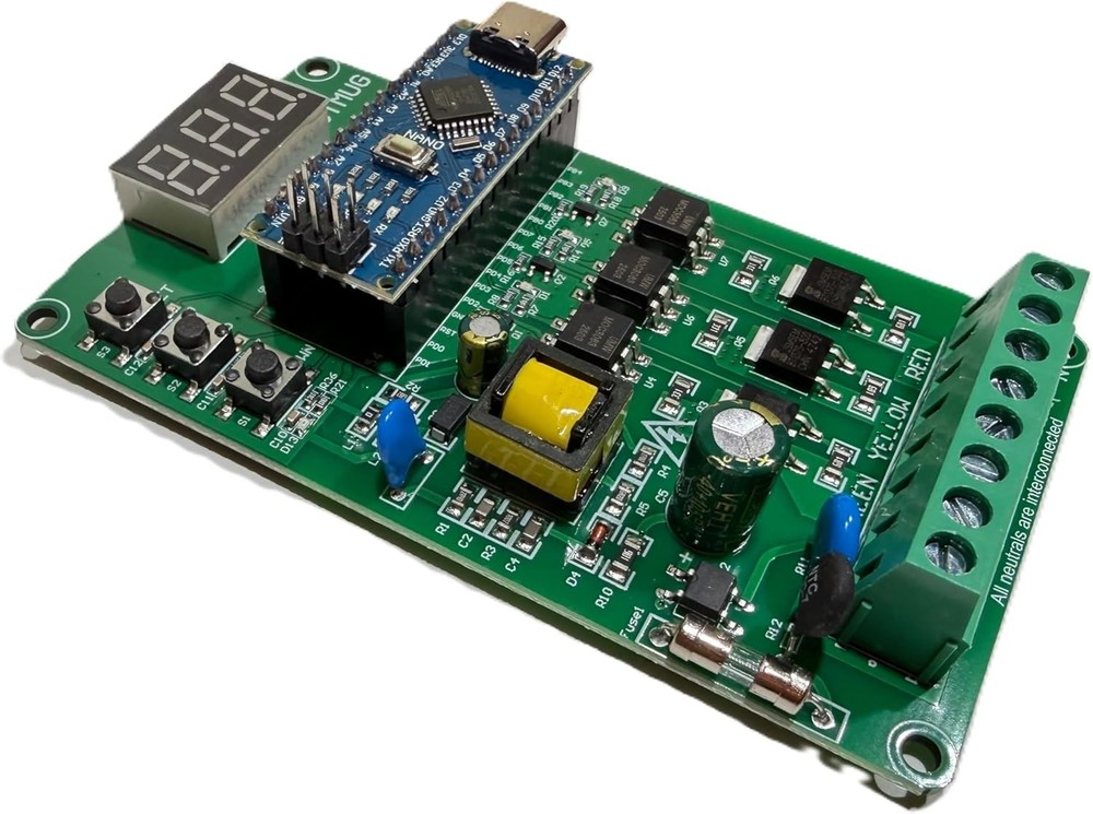 Smart Light Controller Sequencer - 3 Output Channels, Custom Patterns 110/240V