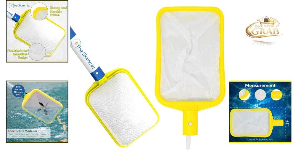 Replacement Pool Net Fine Mesh For Spa Hot Tub Small Pool Skimmer