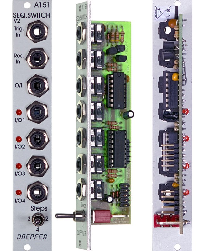 DOEPFER A-151 QUAD SEQUENTIAL SWITCH V2 : NEW : [DETROIT MODULAR]