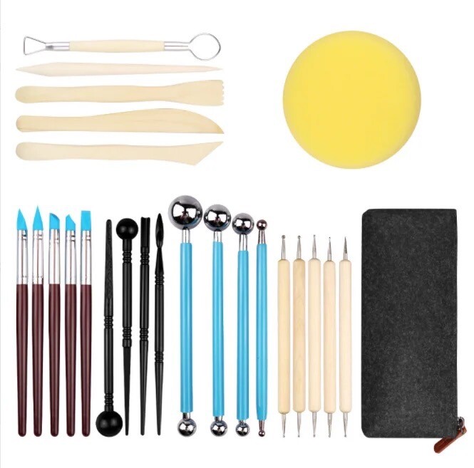 Polymer Clay Tools, Pottery tool, Modeling Clay Sculpting Tools Set