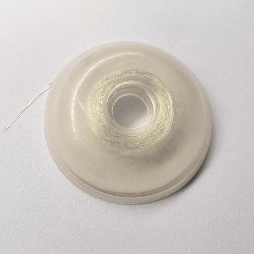 Dental Solid Elastomeric Thread 25ft Orthodontic Brackets Ties Clear Power 0.020