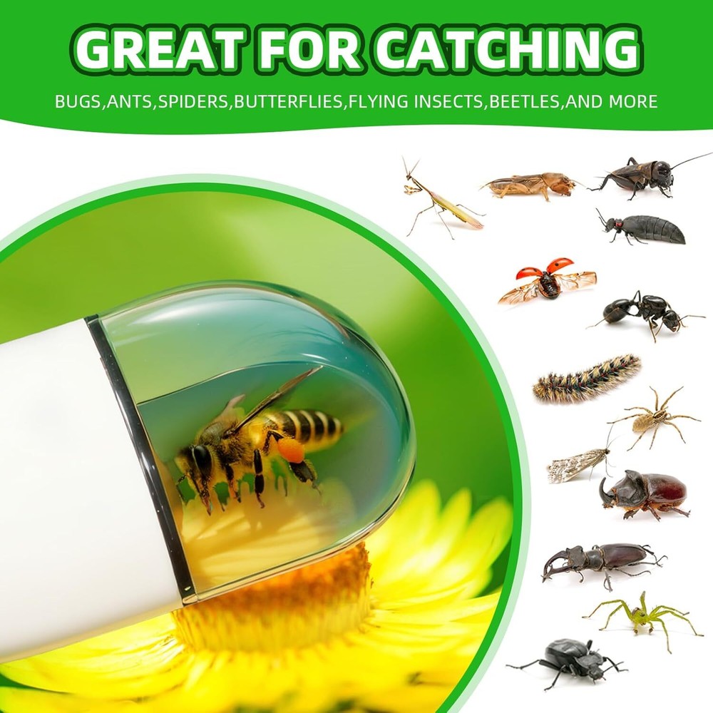 4 Pack Bug Catcher Tool – Humane Contactless Grabber