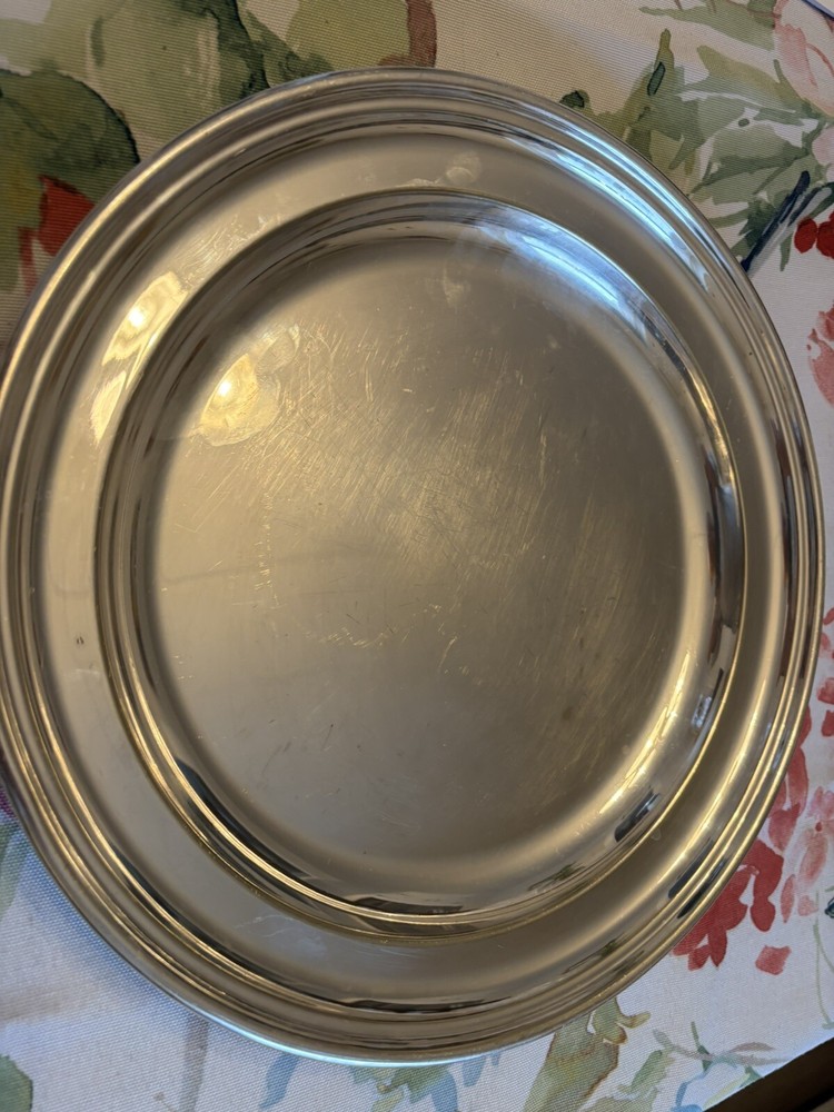 A 12” Silver Plated Tray, Beautiful