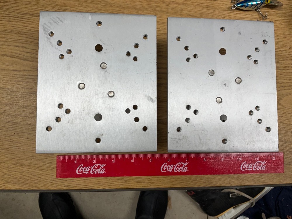 Downrigger Mounting Base Risers - 3" - Silver, Fit in Tracks - Cannon, Big Jon